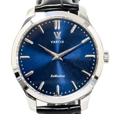 VARTIX バティックス EX MACHINA エクス マキナ 30本限定 腕時計 TM02NS 手巻き ネイビー文字盤 ステンレススチール アリゲーター メンズ 【中古】